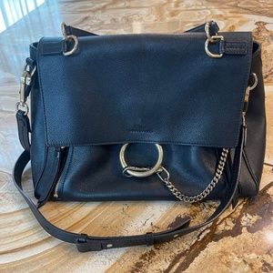 Chloe Faye day bag, large, black, beautiful!
